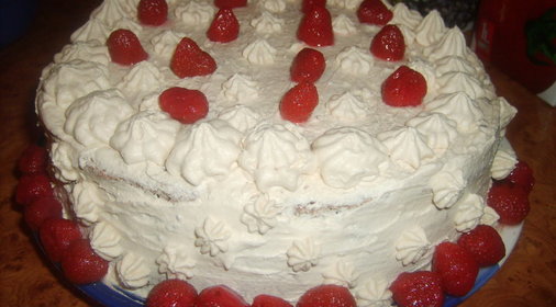 Тортик шоколадный Две ягодки