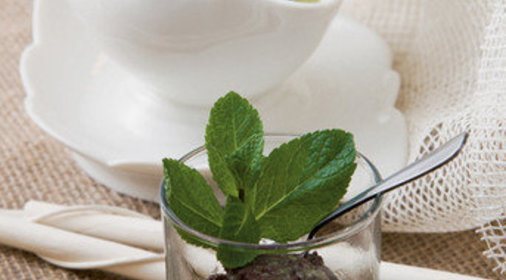 Шоколадный торт с муссом из киви