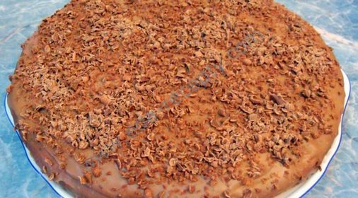 Ореховый шоколадный торт