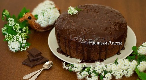Ну очень шоколадный кекс с секретом
