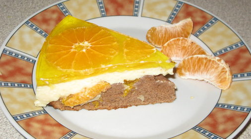 Торт ШОКОЛАДНО-МАНДАРИНОВЫЙ