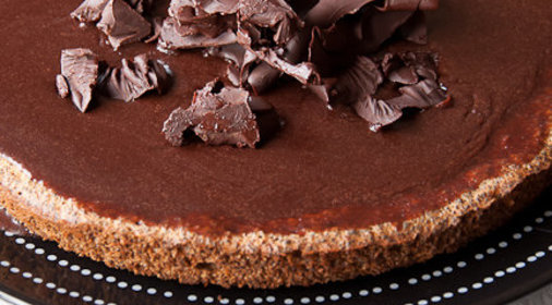 Шоколадный маковый пирог