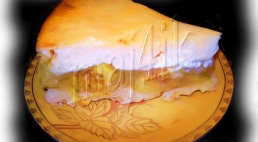 Торт из шампанского с инжиром