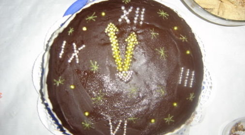 Шоколадный торт под сладким градусом