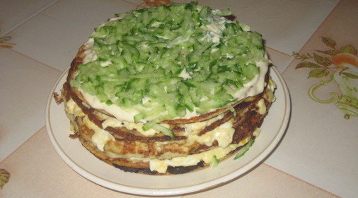 Тортик из цукини.(Вариант)