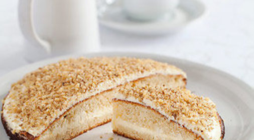 Торт из черемуховой муки с черным хлебом