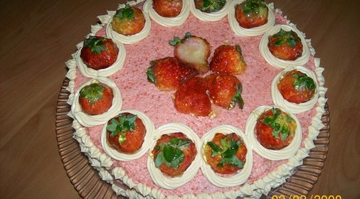 Торт к дню св. Валентина