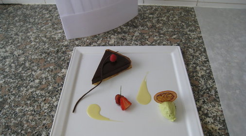 Tarte au chocolat (шоколадный тортик)