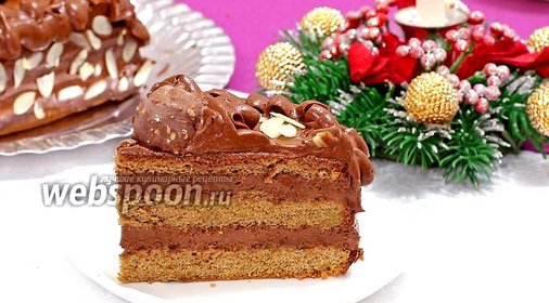 Кофейный торт с шоколадным кремом