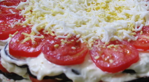 Баклажановый торт