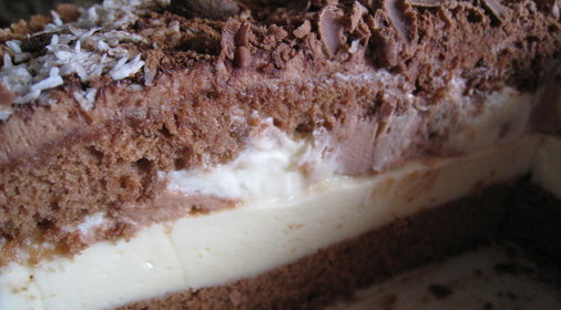 Торт с шоколадным муссом