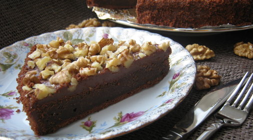 ШОКОладный Торт - Пирог ( Sour Cream and Nut Slice)
