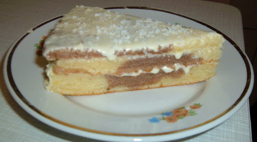 торт зеброчка