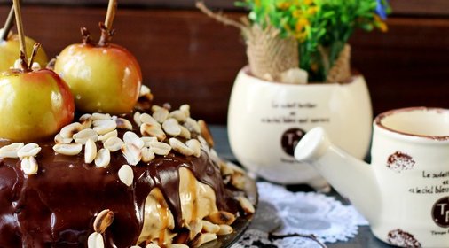 Торт Карамельное яблочко