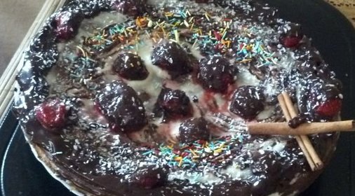 Торт из шампанского с кремом из рикотты