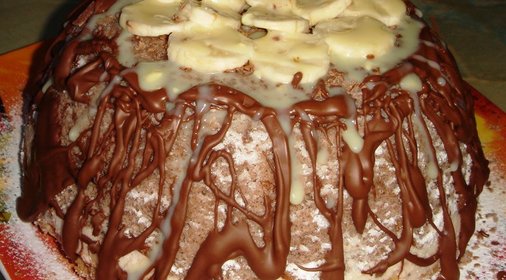 ТортикШоколадно-банановый купол